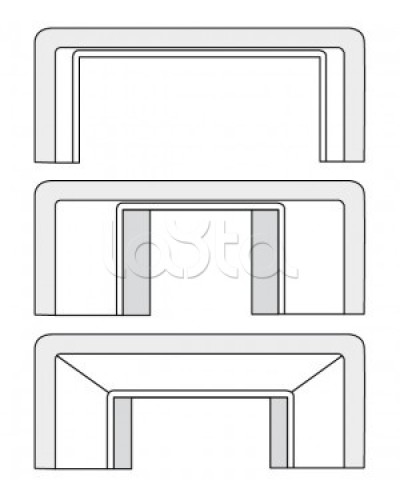 Набор адаптеров для миниканалов DKC 10133 в Благовещенске Аксессуары для кабель-канала Pintop.ru