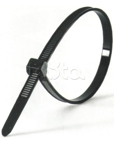 Хомут-стяжка нейлоновый, стандартный P6.6 3.6x140 чёрный DKC 25309 (100 шт/уп) в Благовещенске Стяжки-хомуты Pintop.ru