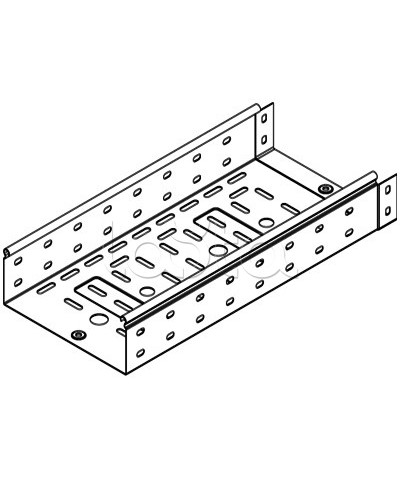 Лоток перфорированный 300х50 L3000 горячеоцинкованный DKC 35265HDZ в Благовещенске Кабельные лотки Pintop.ru
