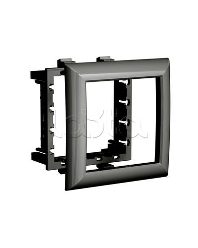 Рамка-суппорт Avanti черный для In-liner Front, 4 мод. DKC 4402914 в Благовещенске Аксессуары для лотков Pintop.ru