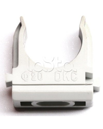 Держатель с защелкой, д.20мм, в упаковках по 10шт. DKC 51020R10 в Благовещенске Держатели, клипсы, скобы Pintop.ru