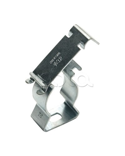 Держатель с крышкой D32, оцинкованная сталь DKC (6044-A32) в Благовещенске Держатели, клипсы, скобы Pintop.ru