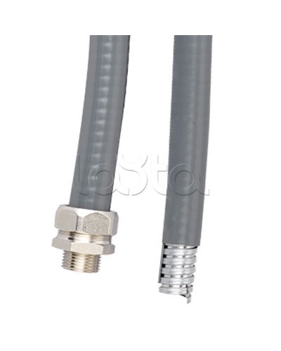 Металлорукав DN 20мм в гладкой EVA изоляции, Dвн 20,5 мм, Dнар 27,0, IP66, 50 м, цвет серый DKC 607E022 в Благовещенске Металлорукав Pintop.ru