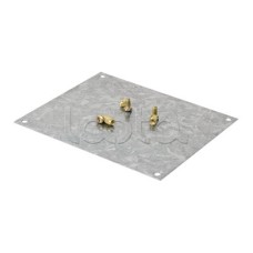 Монтажная пластина из оцинк. стали 133х109 мм, для коробок 154х129 мм DKC (653012)