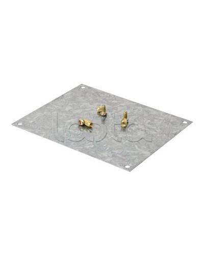 Монтажная пластина из оцинк. стали 133х109 мм, для коробок 154х129 мм DKC (653012) в Благовещенске Распределительные коробки Pintop.ru