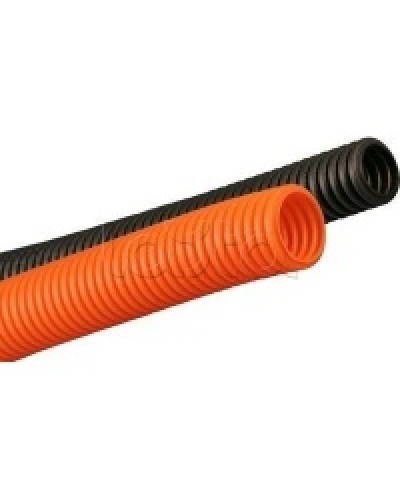 Труба гофрированная ПНД 25 мм лёгкая без протяжки цвет оранжевый DKC 70925 в Благовещенске Труба гофрированная Pintop.ru