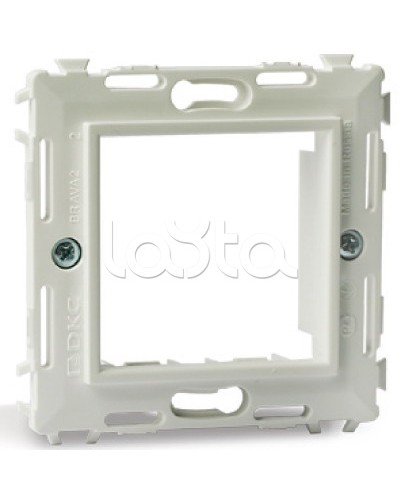 Каркас на 2 модуля (одноместный), слоновая кость DKC 75020SL в Благовещенске Аксессуары для кабель-канала Pintop.ru