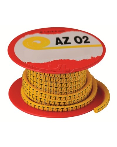 Колечко маркировочное E, 2.5-4мм. черное на желтом DKC AZO3EEBY в Благовещенске Крепежные изделия Pintop.ru