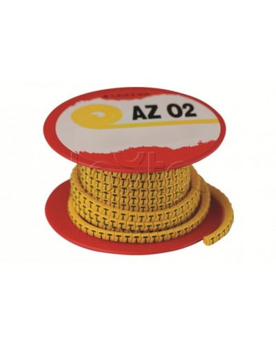 Колечко маркировочное 7, 4-8мм. черное на желтом DKC AZS407BY в Благовещенске Крепежные изделия Pintop.ru