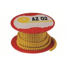 Колечко маркировочное 9, 4-8мм. черное на желтом DKC AZS409BY