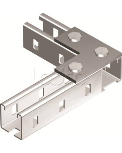 Пластина соединительная L-обр., длина 90х90 мм, 3отв., горячеоцинкованная DKC BMD1021HDZ в Благовещенске Крепежные изделия Pintop.ru