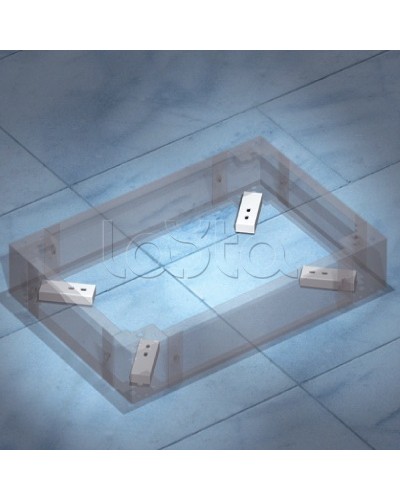 Комплект пластин для фиксации цоколя к полу DKC R5KFP01 в Благовещенске Полки для шкафов и стоек Pintop.ru