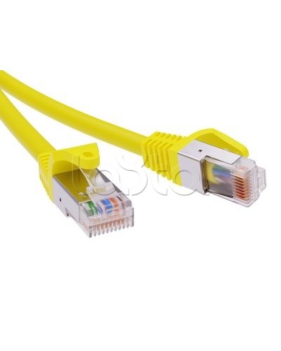 Патч-корд экранированный CAT6 F/UTP 4х2, LSZH, желтый, 0.5м DKC RN6FU4505YL в Благовещенске Патчкорды (медные) Pintop.ru