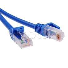 Патч-корд неэкранированный CAT6 U/UTP 4х2, LSZH, синий, 0.5м DKC RN6UU4505BL
