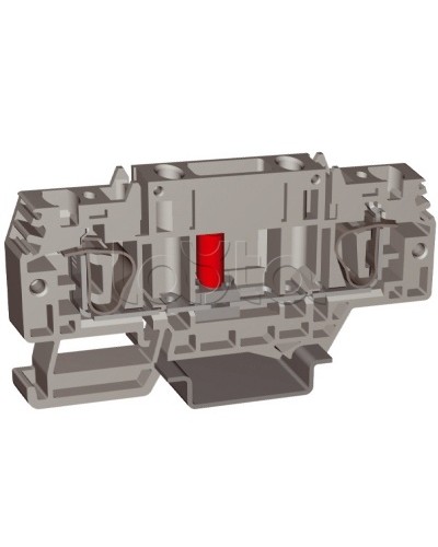 Зажим HSCB.4GR, тестовый с разъединителем, серый , 4 кв.мм DKC ZHB100GR в Благовещенске Держатели, клипсы, скобы Pintop.ru