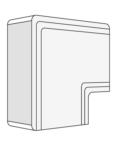 Угол плоский NPAN 25x30 мм DKC 01737 в Благовещенске Аксессуары для кабель-канала Pintop.ru