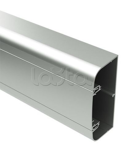 Кабель-канал алюминиевый 90х50 мм (с 1 крышкой), цвет серебристый металлик DKC (09599) в Благовещенске Кабель-канал Pintop.ru