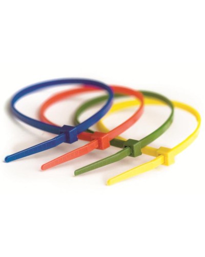 Хомут-стяжка нейлоновый, стандартный PL6.6 3.6х200 мм зеленый DKC 25214CV (100 шт/уп) в Благовещенске Стяжки-хомуты Pintop.ru