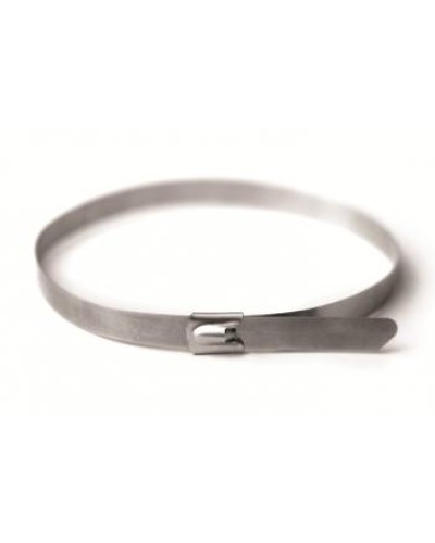 Хомут из нержавеющей стали AISI 304 8х400 DKC 27414 в Благовещенске Стяжки-хомуты Pintop.ru