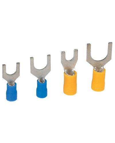 Наконечник вилочный с изолир.фланцем 2,5-6 кв.мм 10,5 мм (НВИ) DKC 2C110P в Благовещенске Держатели, клипсы, скобы Pintop.ru