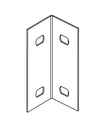 Уголок опорный FR TC/RRC/RRD/RRS на H 50 DKC 30199 в Благовещенске Аксессуары для лотков Pintop.ru
