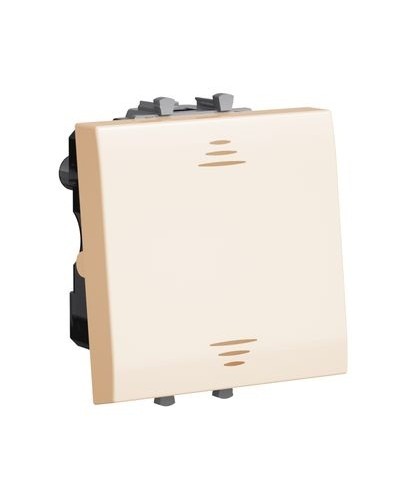 Выключатель Ванильная дымка, Avanti, 16A, 2 мод. DKC 4405102 в Благовещенске Аксессуары для стоек и шкафов Pintop.ru