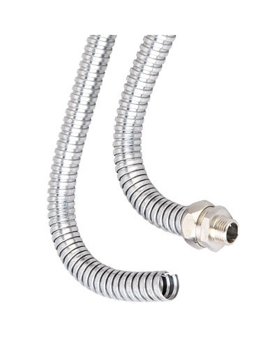 Металлорукав из оцинкованной стали DN 20мм, Dвн 20,5 мм, Dнар 24,5 мм, IP40, 50м DKC 667R2024 в Благовещенске Металлорукав Pintop.ru