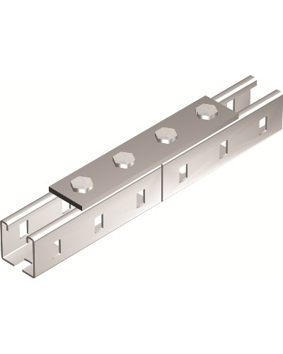 Пластина соединительная, длина 190 мм, 4отв., горячеоцинкованная DKC (BMD1012HDZ) в Благовещенске Аксессуары для лотков Pintop.ru
