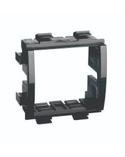 Каркас под 2 модуля Brava, чёрный DKC (F0000MB) в Благовещенске Блоки розеток Pintop.ru