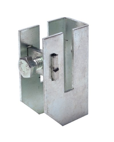 Скоба-держатель полосы с болтом DKC ND2312 в Благовещенске Держатели, клипсы, скобы Pintop.ru