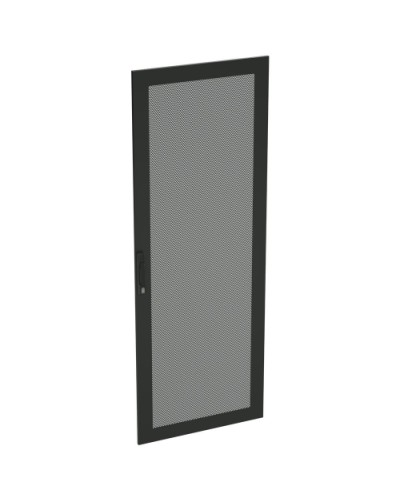 Дверь перфорированная одностворчатая для IT-CQE 2000 x 800 RAL9005 DKC R5ITCPRMM2080B в Благовещенске Аксессуары для стоек и шкафов Pintop.ru