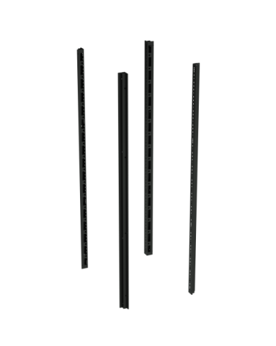 Стойки вертикальные для 19 IT-CQE, В=2000мм, 4шт, RAL9005 DKC (R5KMN20B) в Благовещенске Аксессуары для стоек и шкафов Pintop.ru