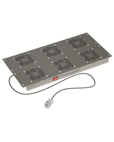 Потолочный вентиляторный модуль, с термостатом 4 вент. для крыши Ш= 600мм DKC R5VSIT6004FT в Благовещенске Вентиляторные модули Pintop.ru