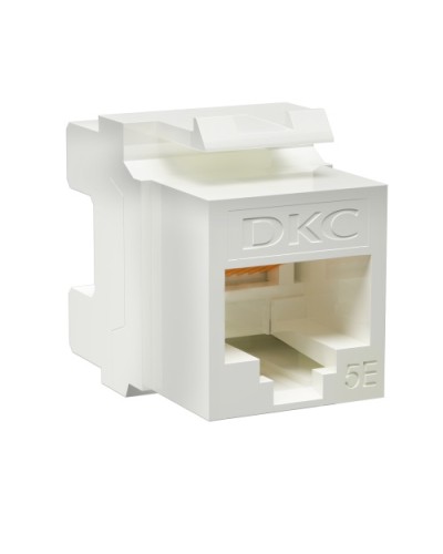 Модуль Keystone RJ45 CAT5E неэкранированный, 180 градусов, белый (форм-фактор A10) DKC RNK5EU180WH в Благовещенске Модули Keystone Pintop.ru