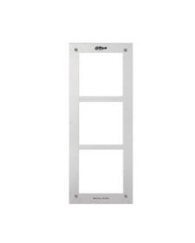 Рамка металическая для 3 модулей Dahua VTOF003 в Благовещенске Дополнительное оборудование для СКУД Pintop.ru