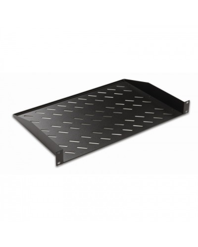 Полка консольная 19, 1U глубина 250мм, нагрузка до 25 кг, чер. Datarex DR-411111 в Благовещенске Полки для шкафов и стоек Pintop.ru
