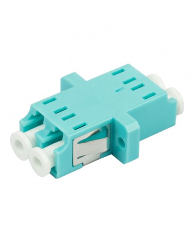 Адаптер оптический проходной LC-LC, OM3, дуплекс (duplex), бирюзовый Datarex DR-541123 в Благовещенске Коммутационные изделия Pintop.ru