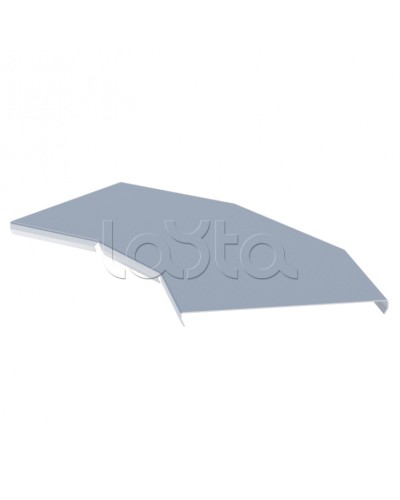 Крышка на угол 45 град. горизонтальный для лестничнго лотка 600 мм EKF (kglt45600) в Благовещенске Аксессуары для лотков Pintop.ru