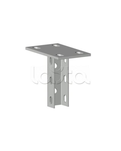 Кронштейн потолочный одинарный 115 мм HDZ (2.5 мм) EKF (kp115) в Благовещенске Аксессуары для лотков Pintop.ru