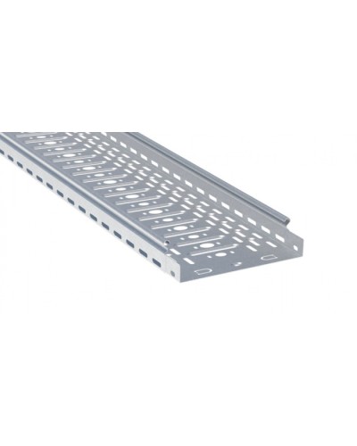 Лоток перфорированный 35х50х3000-0,7 мм EKF (L355001) в Благовещенске Кабельные лотки Pintop.ru