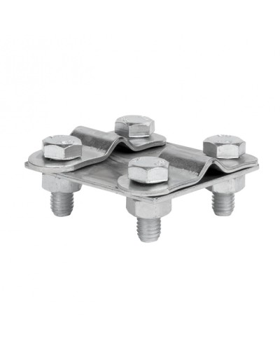 Зажим контрольный прут-прут (пластина 57x57мм) Ni EKF PROxima (lp-55611-ni) в Благовещенске Электротехническое оборудование Pintop.ru