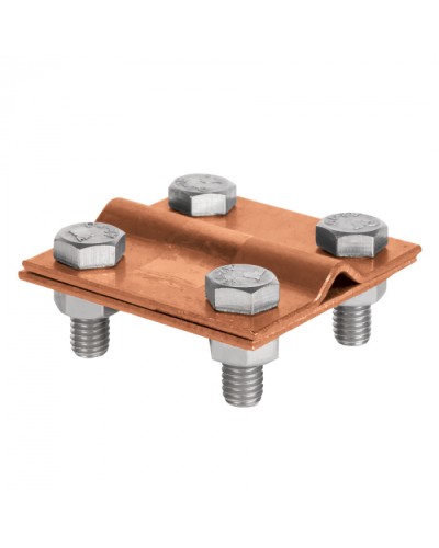 Зажим универсальный полоса 30 - прут 10 (пластина 57x57мм) Cu EKF PROxima (lp-55911-cu) в Благовещенске Электротехническое оборудование Pintop.ru