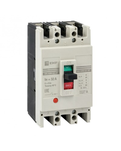 Выключатель автоматический ВА-99М 63/63А 4P 5In 25кА EKF PROxima (mccb99-4P5In63-63m) в Благовещенске Электротехническое оборудование Pintop.ru