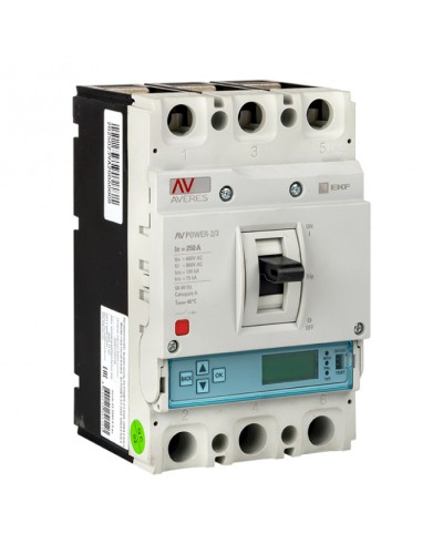 Автоматический выключатель AV POWER-2/3 250А 50kA ETU6.0 EKF (Автоматический выключатель AV POWER-2/3 250А 50k в Благовещенске Электротехническое оборудование Pintop.ru