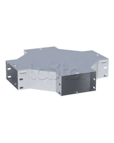 Ответвитель крестообразный 100х100-1,2 мм EKF (x10010008-1,2) в Благовещенске Аксессуары для лотков Pintop.ru