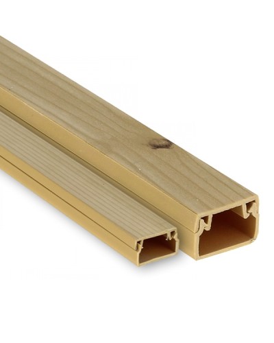 Канал кабельный (12х12) (120 м) светлое дерево EKF-Plast (kk-12-12w) в Благовещенске Кабель-канал Pintop.ru