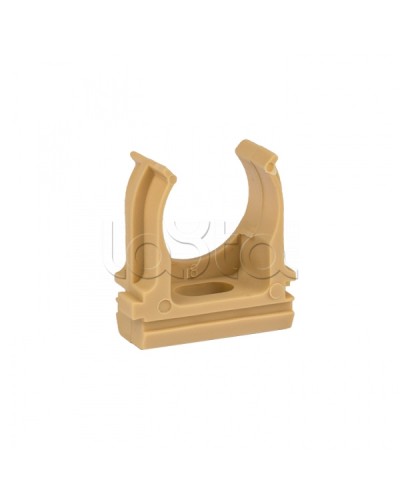 Крепеж-клипса d20 мм (10 шт) светлое дерево EKF-Plast (derj-z-20w) в Благовещенске Держатели, клипсы, скобы Pintop.ru