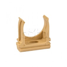 Крепеж-клипса d25 мм (10 шт) светлое дерево EKF-Plast (derj-z-25w)