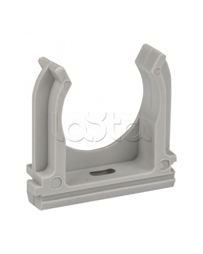 Крепеж-клипса d40 мм (30 шт) серая EKF-Plast (derj-z-40n) в Благовещенске Держатели, клипсы, скобы Pintop.ru