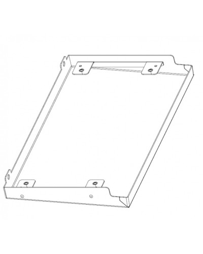 Крыша дождевая для шкафов серии EMW (Ш600 × Г300) Elbox (EMW-RR-600.300) в Благовещенске Аксессуары для стоек и шкафов Pintop.ru